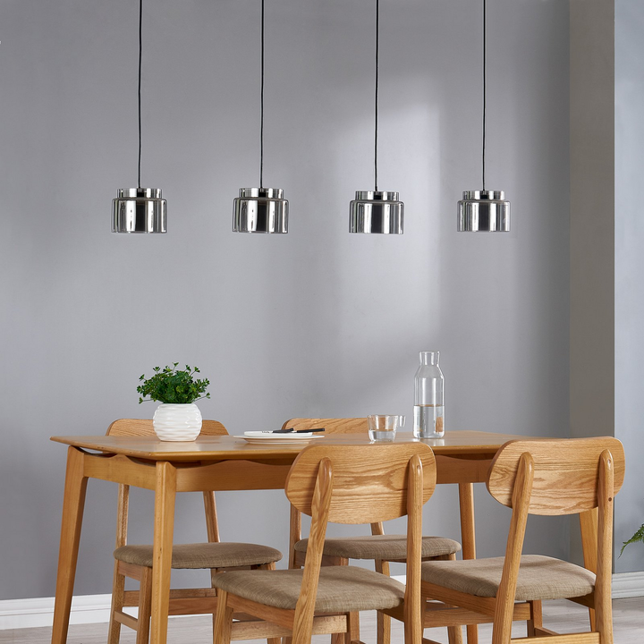 Lucande Diano Hängeleuchte Rauchgrau Vierflammig Deckenlampe Deckenleuchte Lampe B-Ware - 4251911767407