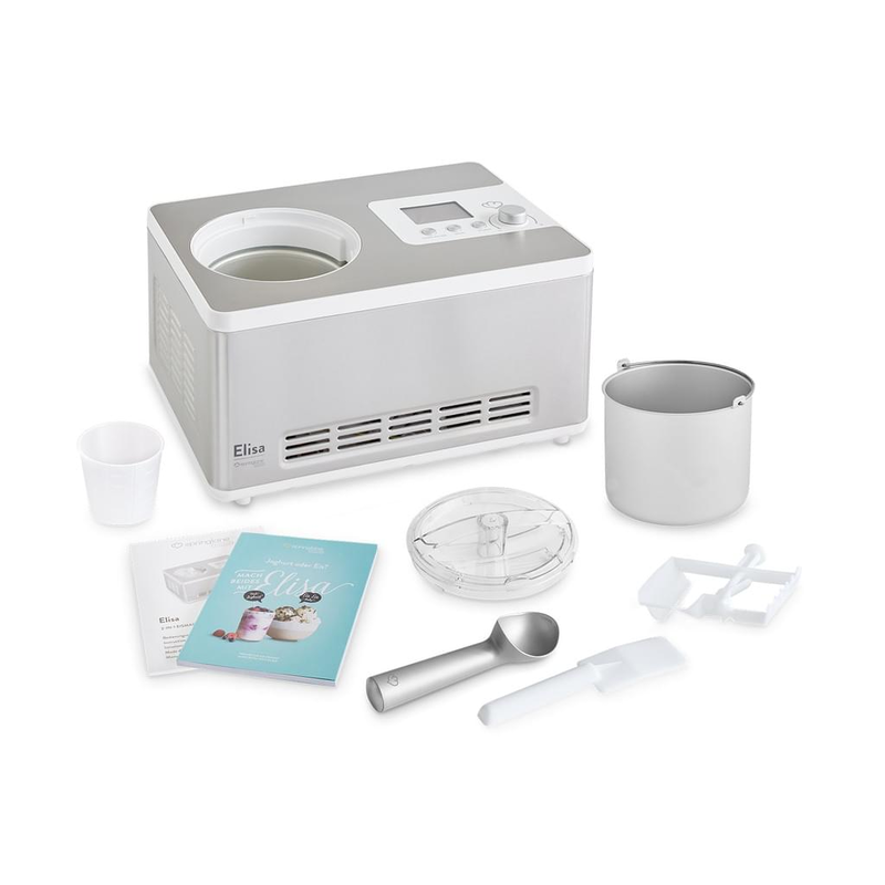 Springlane Elisa Eismaschine Joghurtbereiter Speiseeismaschine Softeis Jogh598 B-Ware