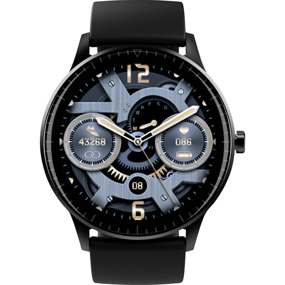 Montre connectée Denver SW-173 : analyse des phases du sommeil et consommation de calories (noire)