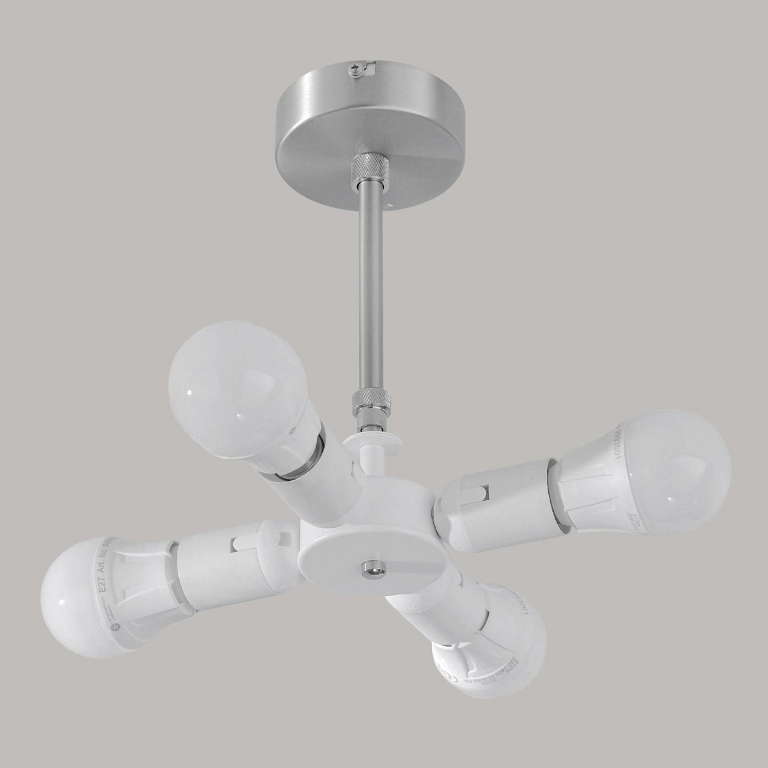 B-Ware Rothfels Abstands Deckenlampe Gala Hängelampe Lampe Leuchte ø 50cm Chintz Weiß