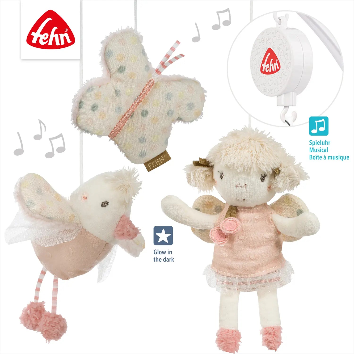 B-Ware Fehn Musik Mobile Spieluhr Babybett Feehn Land Schlaflied Einschlafhilfe - 4001998045055