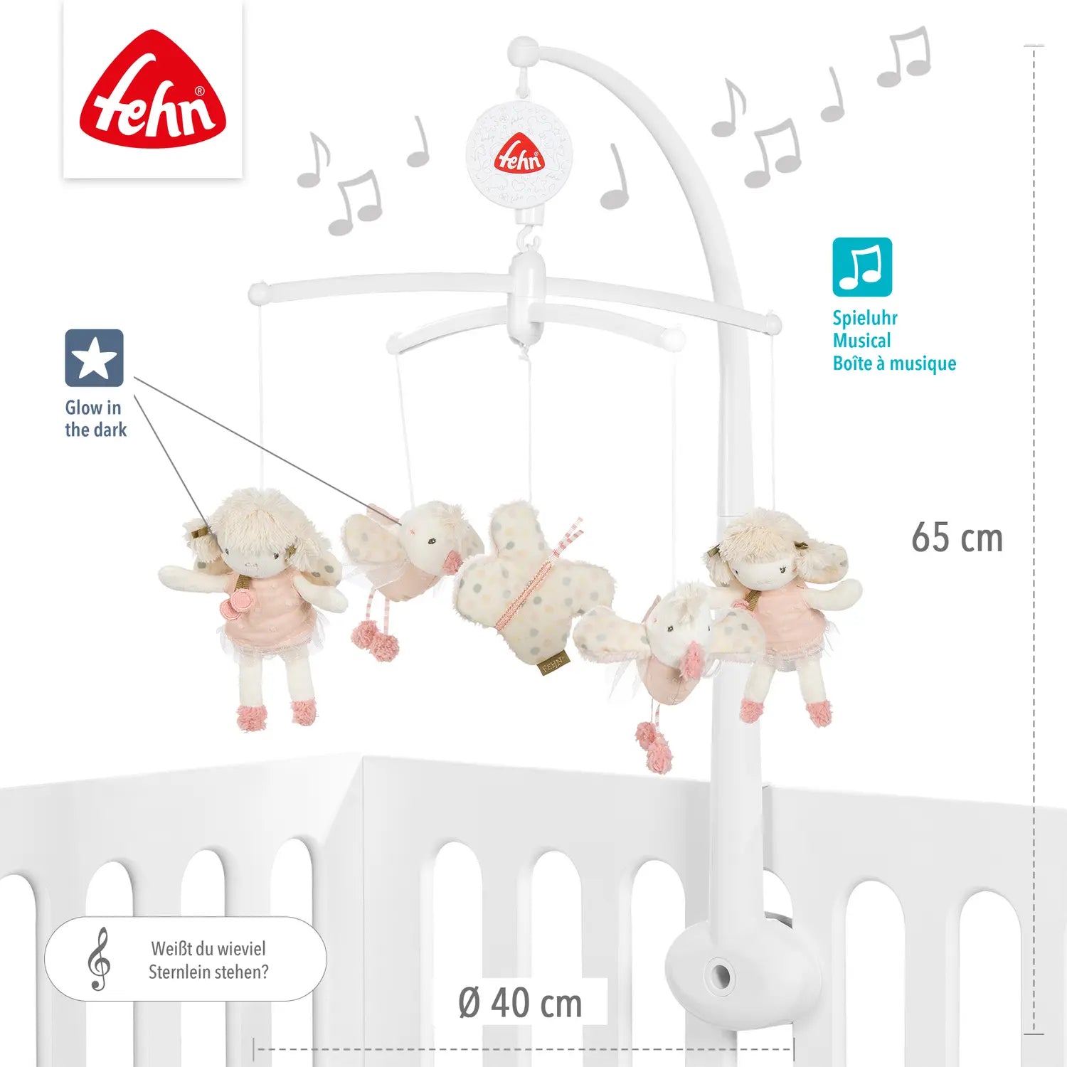 B-Ware Fehn Musik Mobile Spieluhr Babybett Feehn Land Schlaflied Einschlafhilfe - 4001998045055