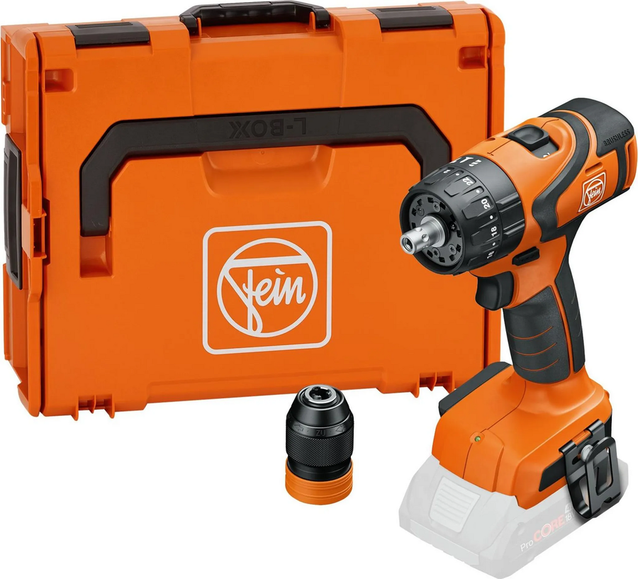 Fein Akku Schlagbohrschrauber Bohrmaschine Metall Stein 18 V Brushless Quick In B-Ware - 4014586898865