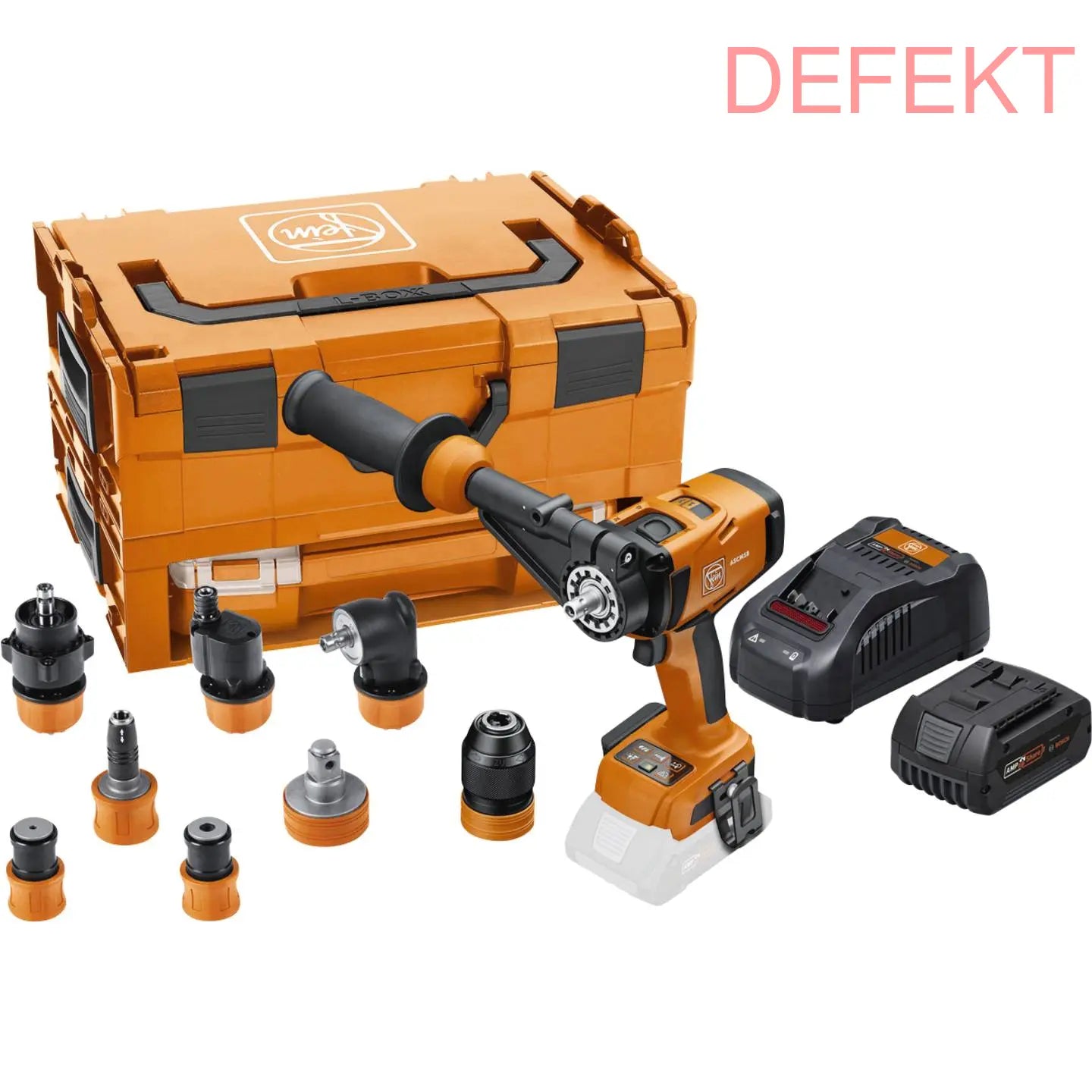 D-Ware Fein Akku Bohrschrauber Schraubendreher 18 V 5 Ah Li Ion Quick In Set Defektware - 4014586900728
