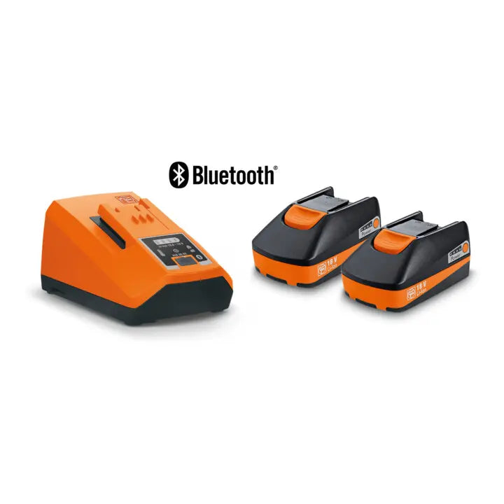B-Ware Fein Akku Starter Set Batterien Ladegerät Schnellladegerät Bluetooth Usb Display - 4014586892849