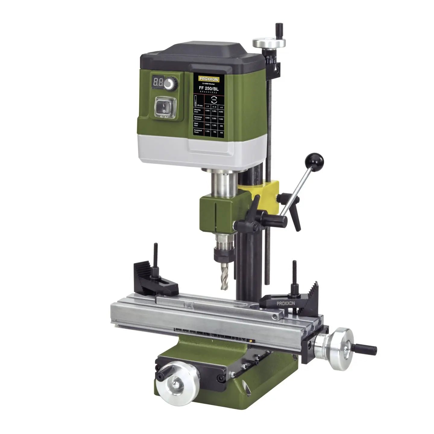 B-Ware Proxxon Feinfräse Fräsmaschine Ff 250/Bl Stahl Tisch Er16 Hauptspindel 230 V  - 4006274241145