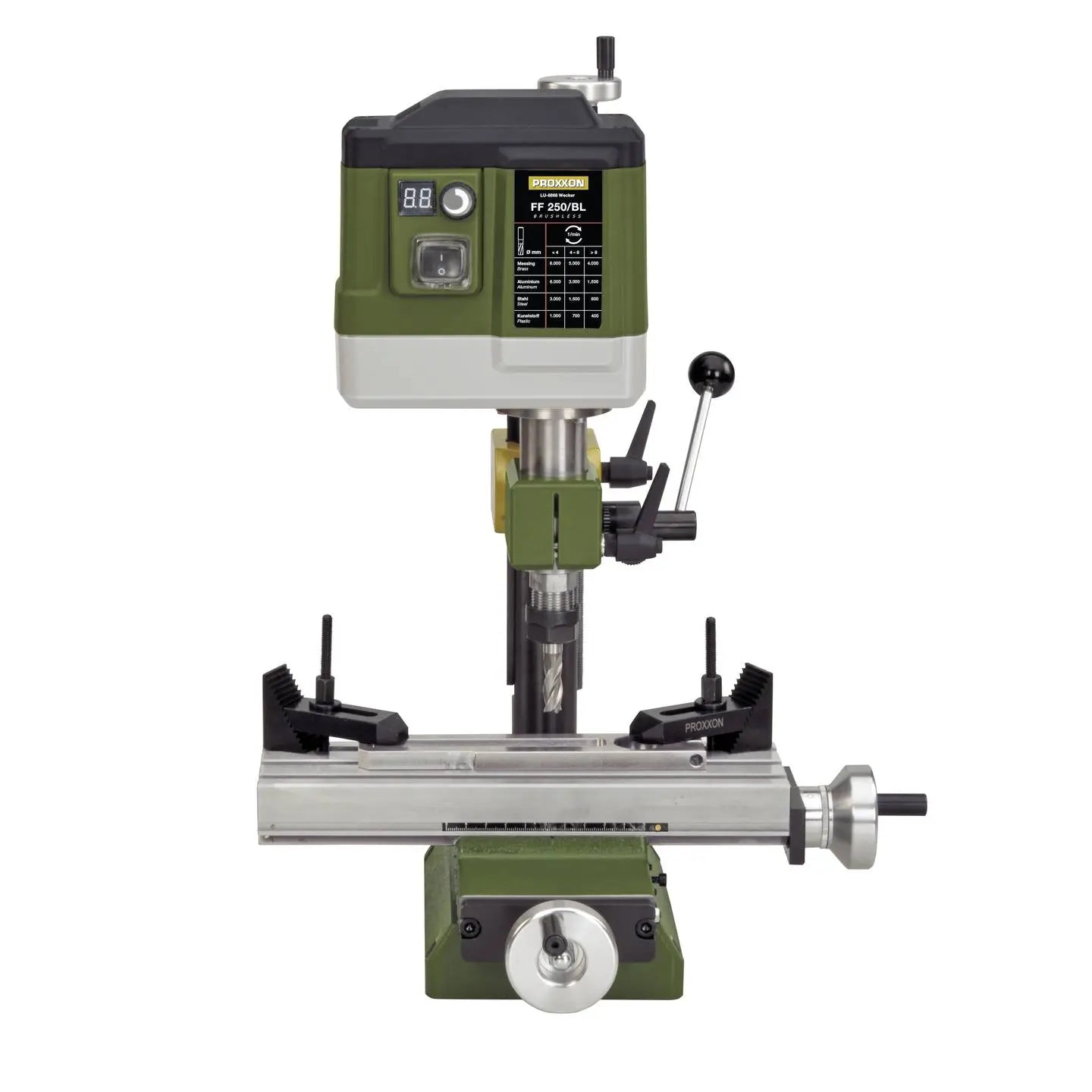 B-Ware Proxxon Feinfräse Fräsmaschine Ff 250/Bl Stahl Tisch Er16 Hauptspindel 230 V  - 4006274241145