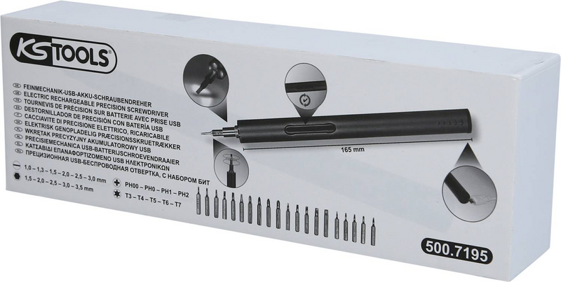 B-Ware Ks Tools 500.7195 Akku Schraubendreher  3.7 V 0.26 Ah Li Ion Akkuschrauber - 4042146846919