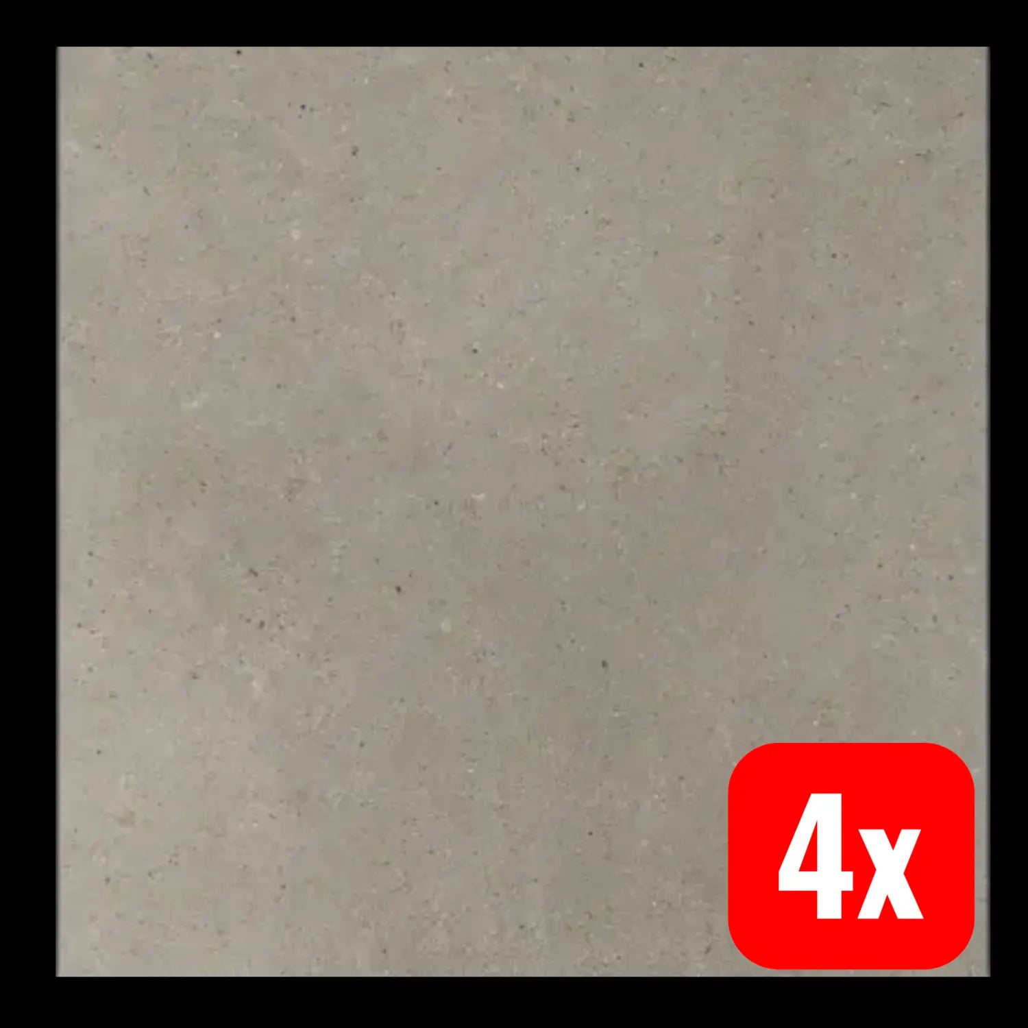 B-Ware Feinsteinzeug Terrassenplatte Platte Rektifiziert Grigio 90x90x3cm 4 Stück - 8055765650146
