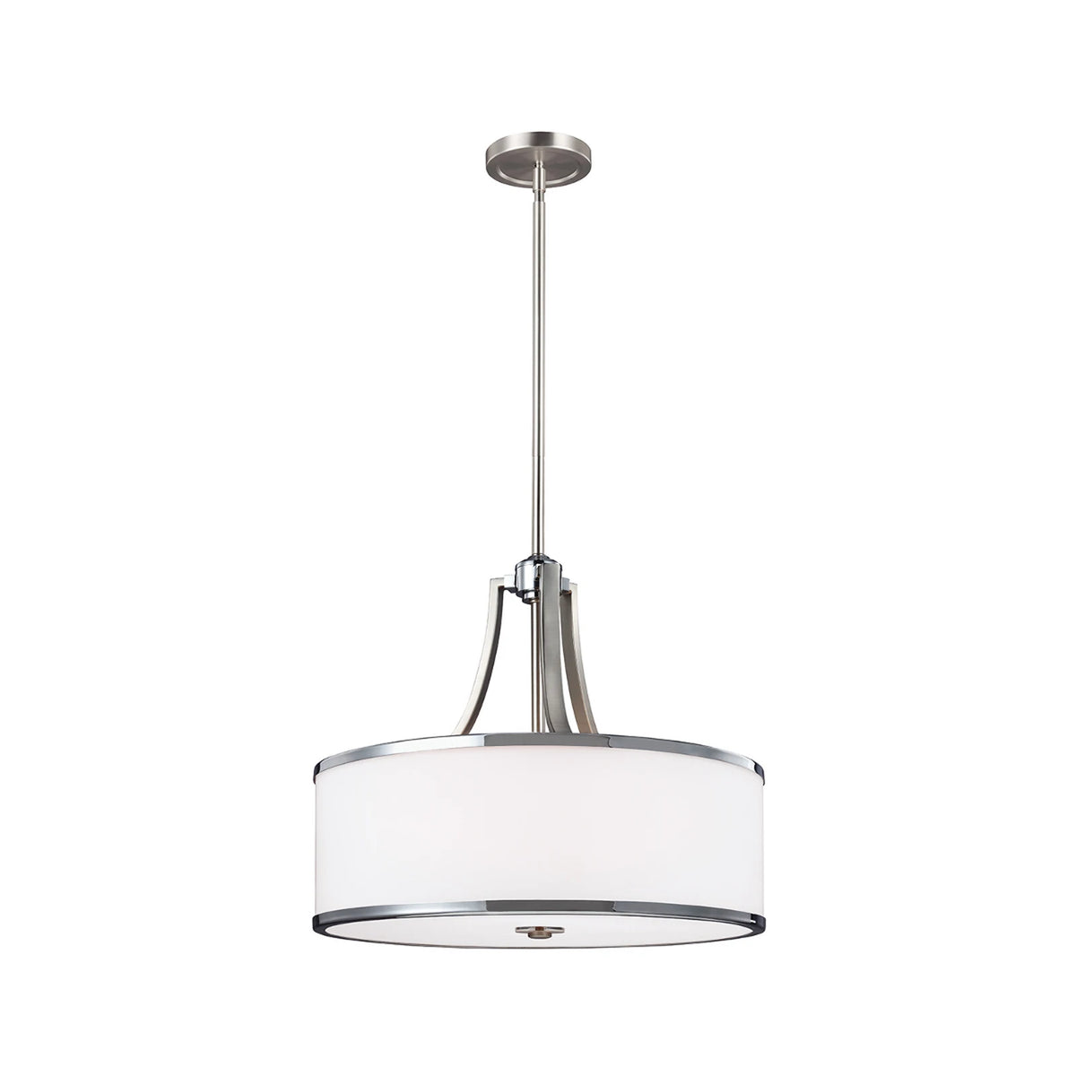 FEISS Hängeleuchte Pendelleuchte Prospect Park nickel chrom Stahl Glas E27 LED - 5024005284512