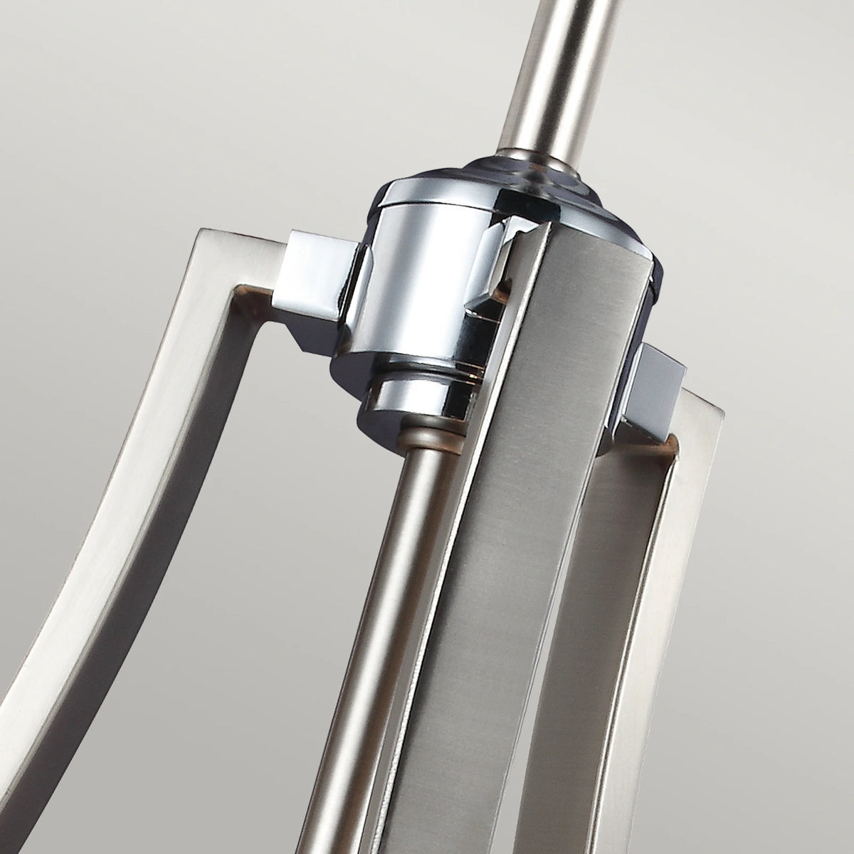 FEISS Hängeleuchte Pendelleuchte Prospect Park nickel chrom Stahl Glas E27 LED - 5024005284512