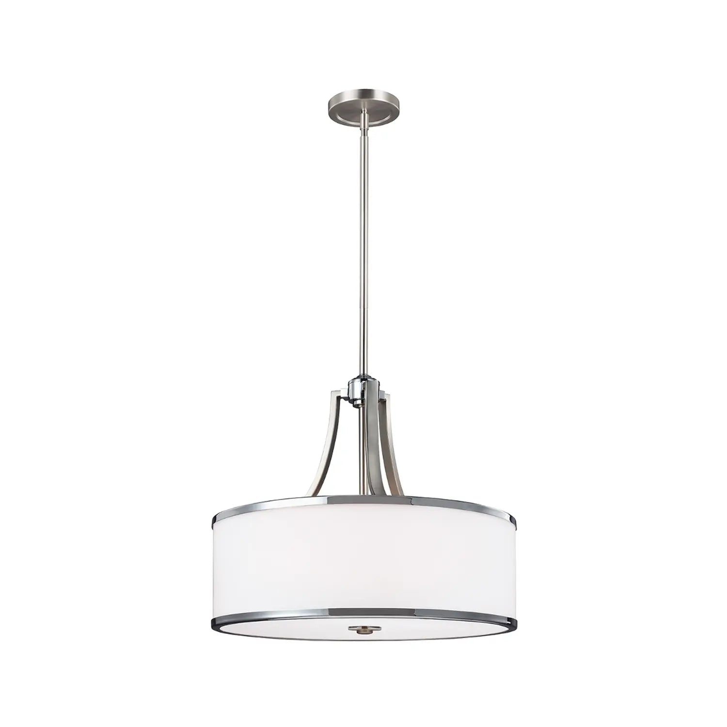 B-Ware Feiss Hängeleuchte Pendelleuchte Prospect Park Nickel Chrom Stahl Glas E27 Led - 5024005284512