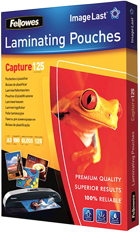 B-Ware Fellowes Laminierfolie Din A3 125 Micron Glänzend 100 St. Richtungsanzeige - 77511530753