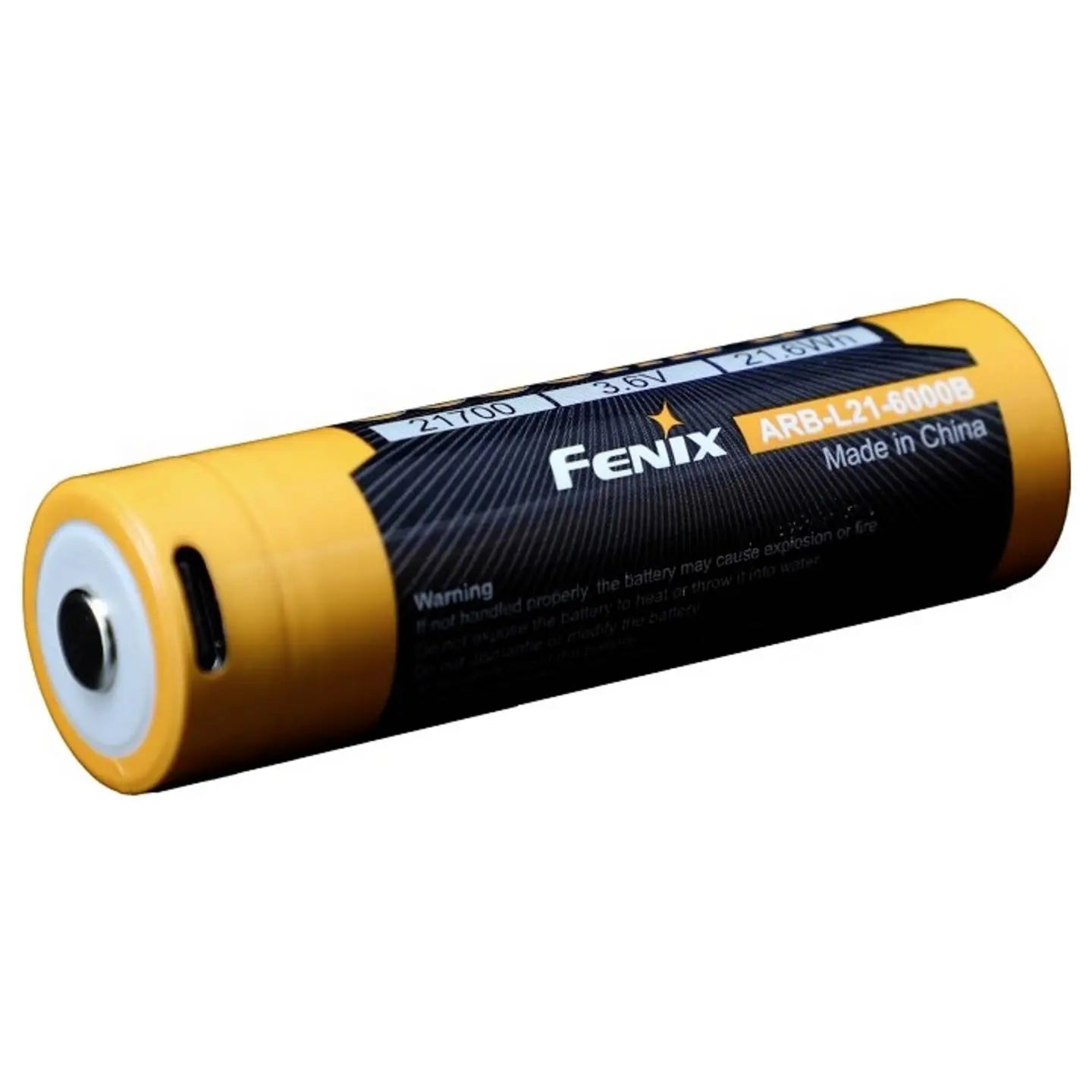 B-Ware Fenix Ersatzakku Akku Batterie Li Ion Usb Arb L21 6000 B Schwarz Orange Ersatz - 6942870311906