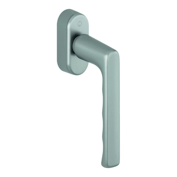 Hoppe Fenstergriff Griff Secuforte Variofit Alu Stahlfarben Standard 2 STÜCK - 4012789845310