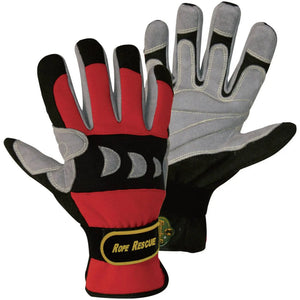 B-Ware Ferdy F. Montagehandschuh Arbeitshandschuh Rope Rescue Clarino Größe 7 (S) Rot