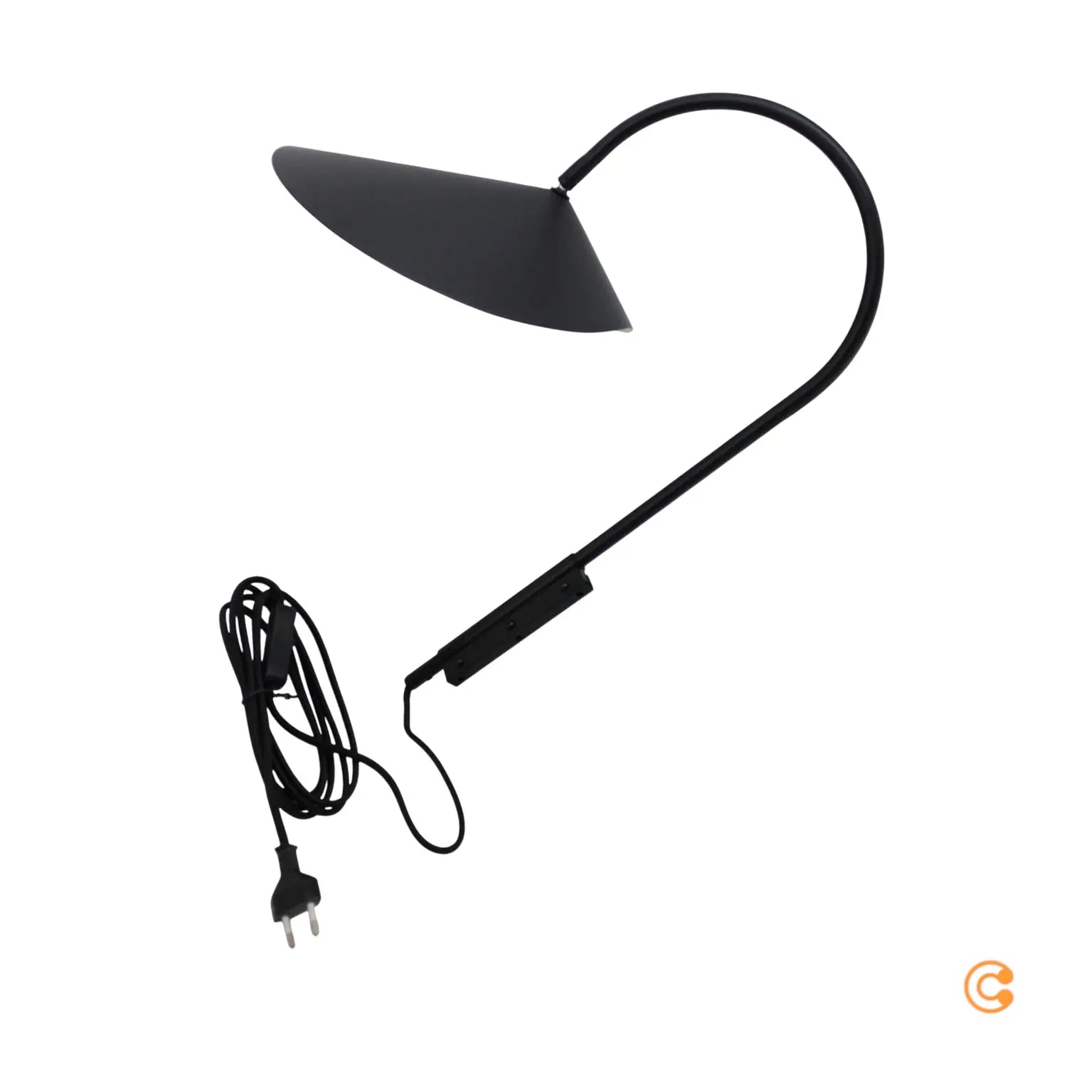 B-Ware Lampe Ferm Living Arum Swivel Wandleuchte Wandlampe Wohnzimmer E14 Stahl Schw262