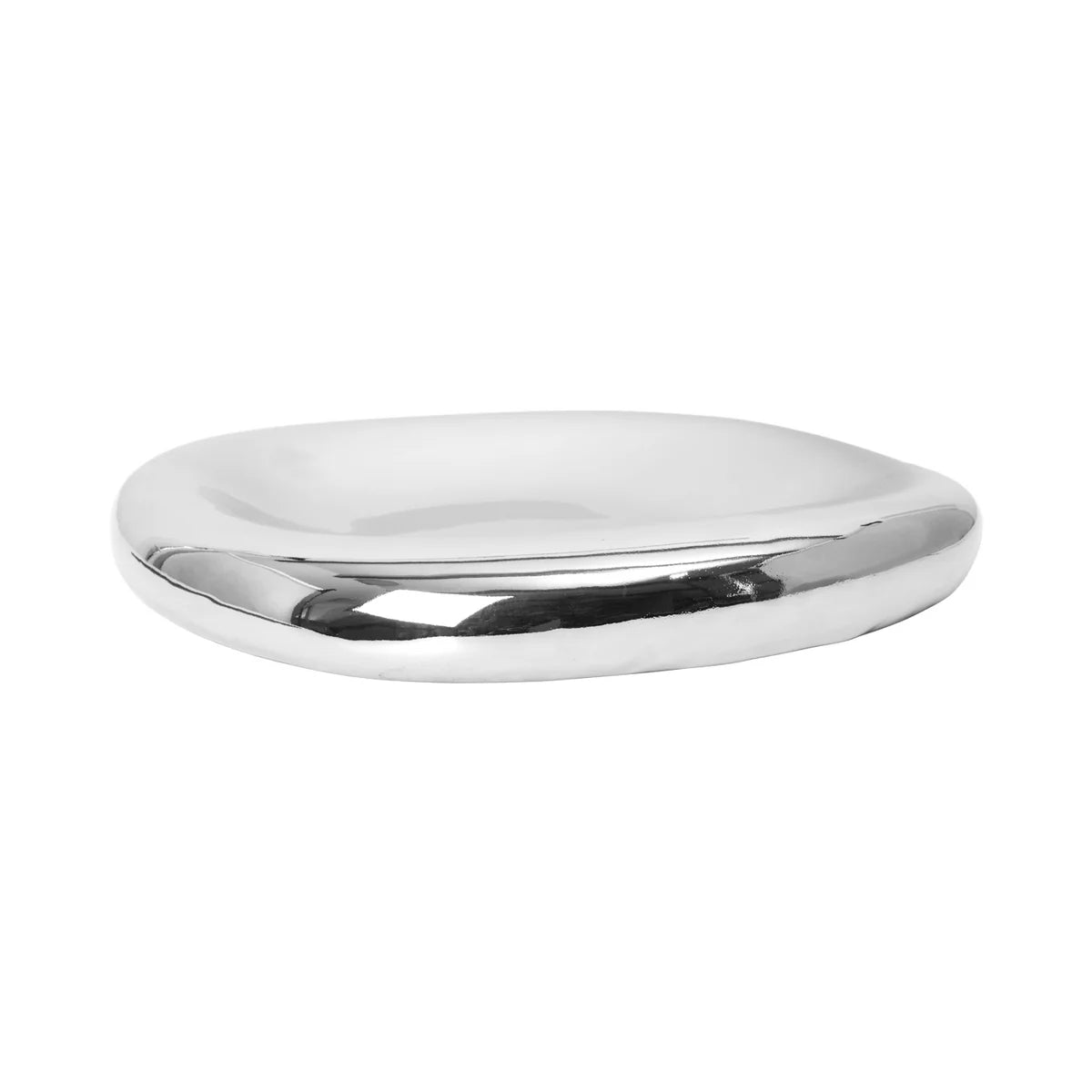 Schale Schüssel Ferm Living Bellure Steinzeug Silber Schale Wohnaccessoire - 5704723350910