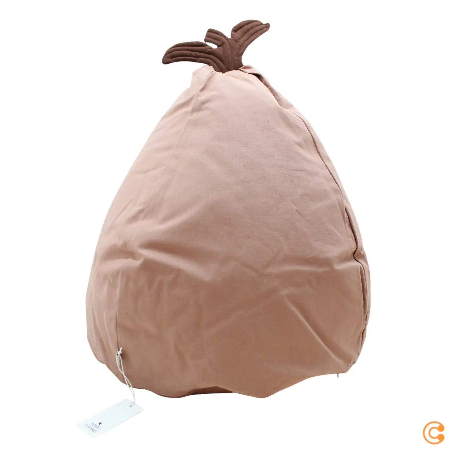 B-Ware Ferm Living Birne Sitzsack Bean Bag Liegesack Sack Baumwolle Rosa 117x35x55 Cm - 5704723105657