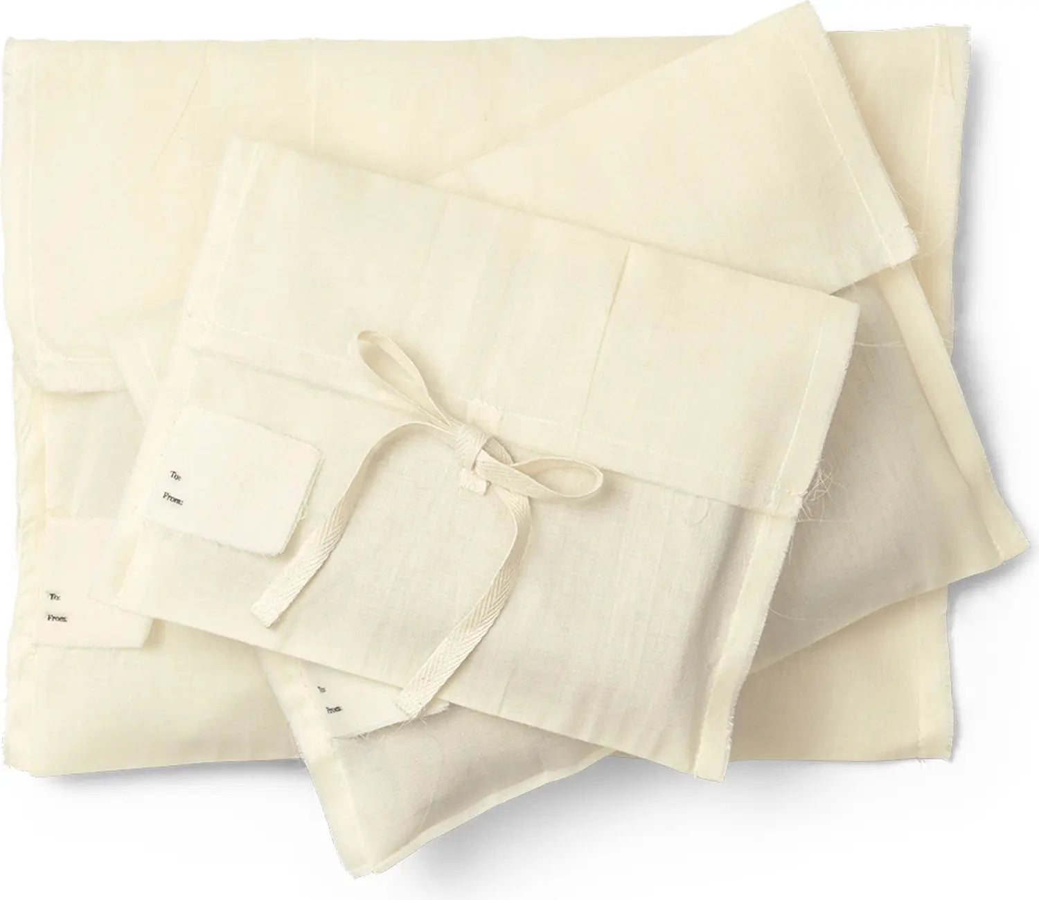 B-Ware Ferm Living Geschenktasche Beutel Leinen Beige Geschenkbeutel Taschen 2 Sets - 5704723305095