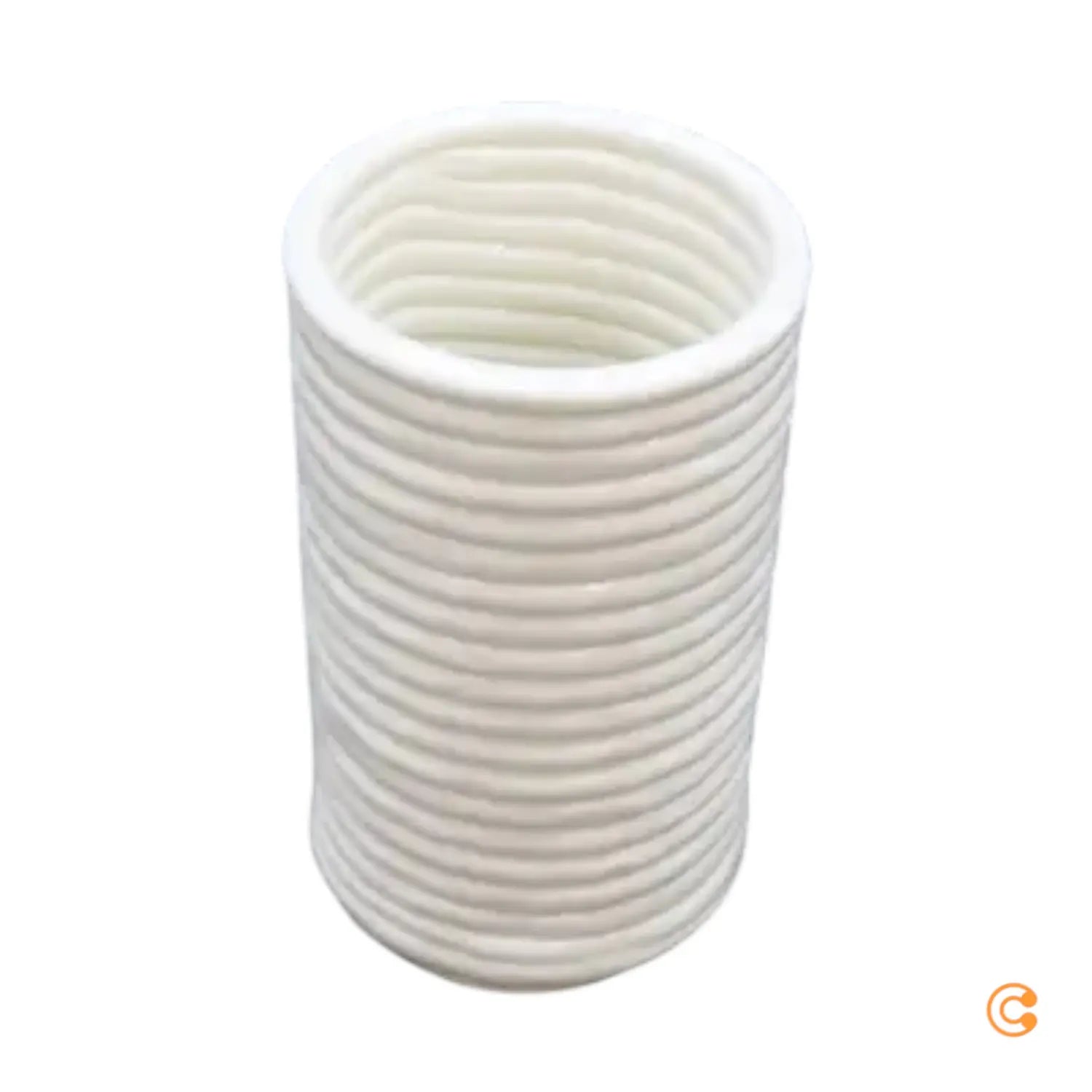 B-Ware Ferm Living Vase Gefäß Keramik Corduroy Vase Off White Siehe Text/Foto - 5704723329091