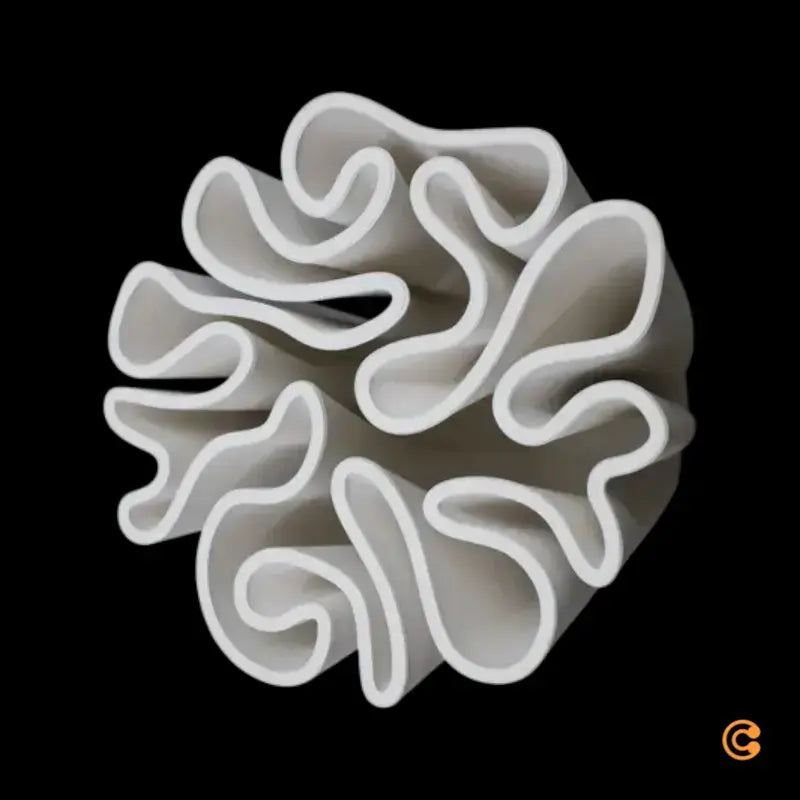 B-Ware Ferm Living   Dedali Vase Off White Blumenvase Dekoration Dekorationsstück Deko  - 5704723319979