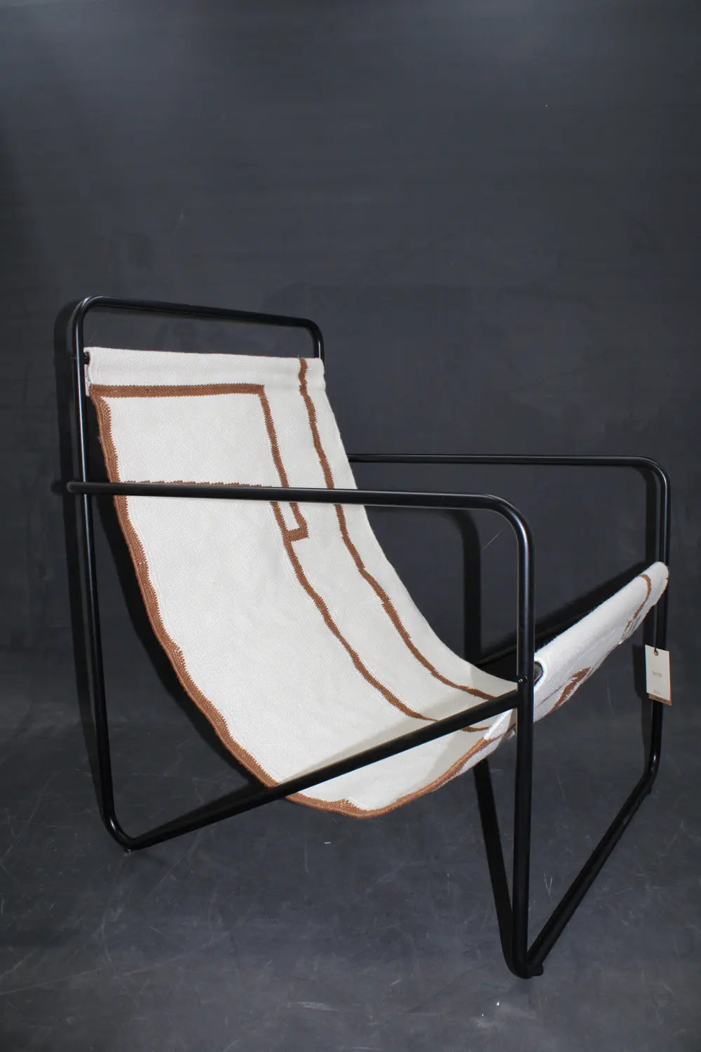 B-Ware Ferm Living Desert Chair Black Shape Sessel Stuhl Loungesessel Relaxsessel