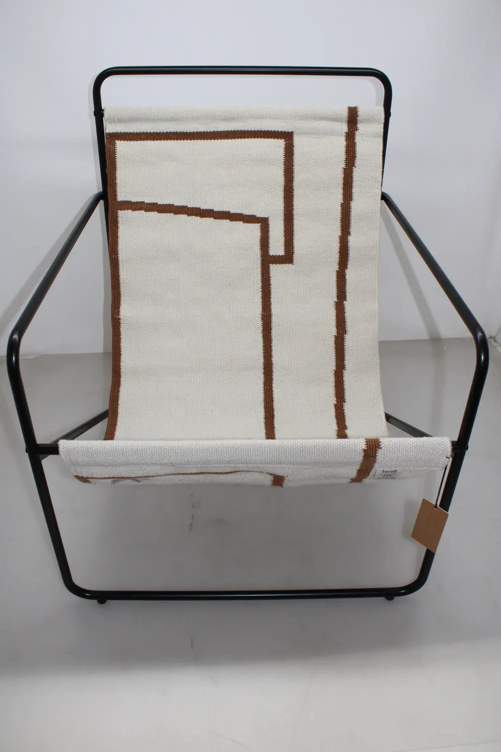 B-Ware Ferm Living Desert Chair Black Shape Sessel Stuhl Loungesessel Relaxsessel