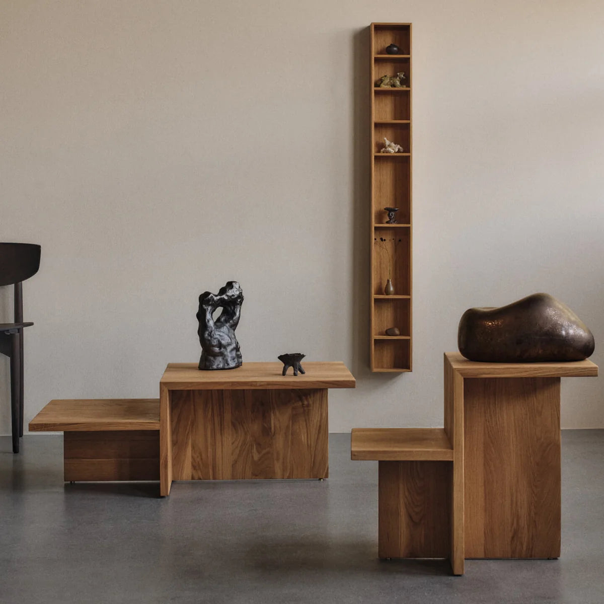 Ferm Living Couchtisch Tisch Wohnzimmertisch Eiche geölt Designmöbel - 5704723353751