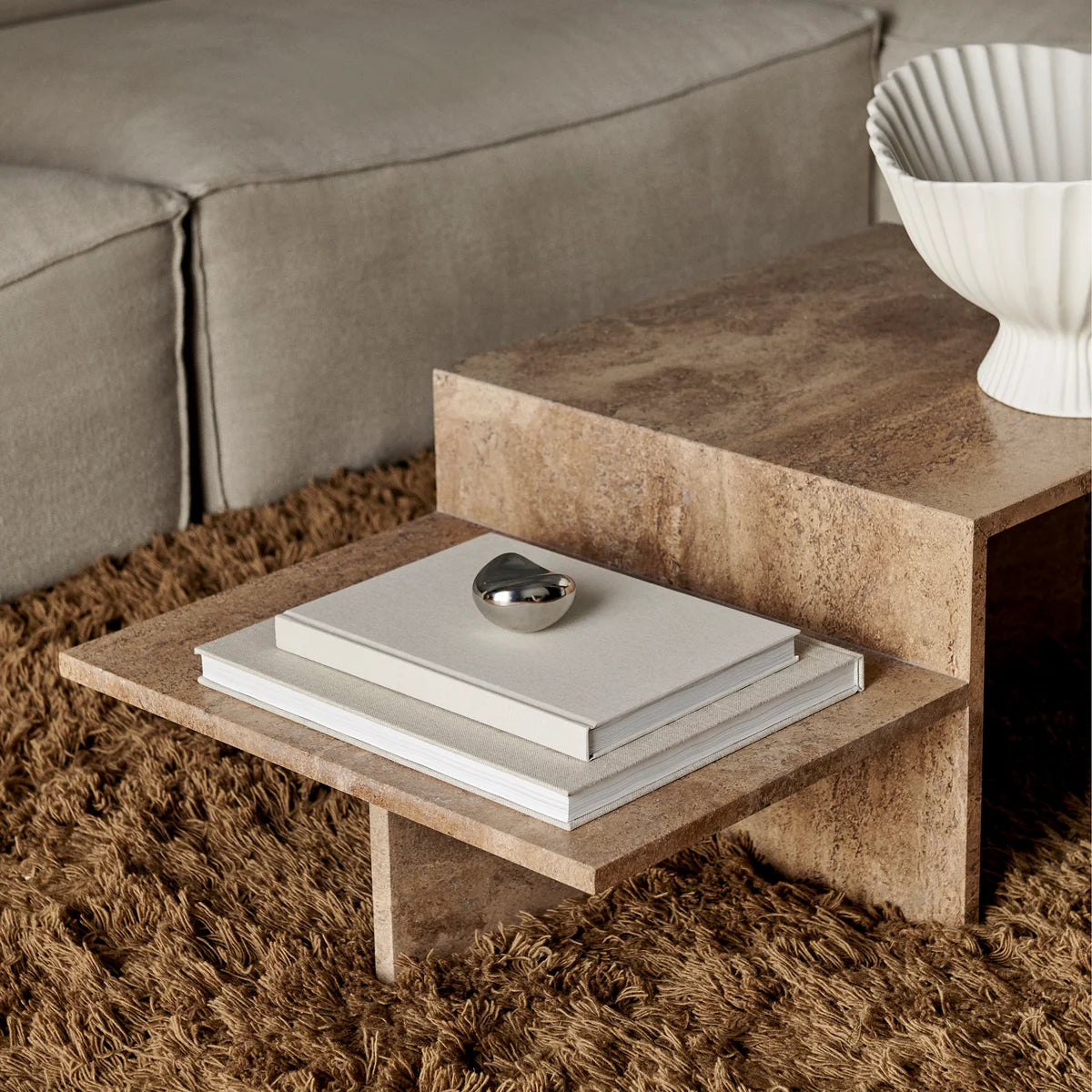 Ferm Living Couchtisch Tisch Wohnzimmertisch Eiche geölt Designmöbel - 5704723353751