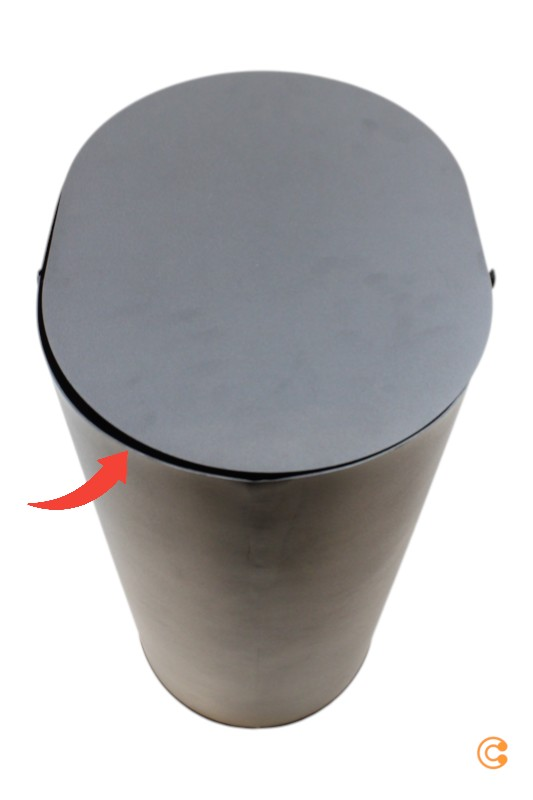 Ferm Living Mülleimer Abfallbehälter Enkel Schwarz 40l Eimer Siehe Text/Foto B-Ware - 5704723332183
