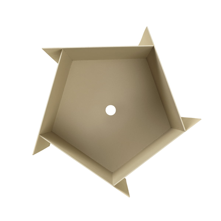 Ferm Living Pflanztopf Gefäß Blumentopf Edelstahl Cashmere ø 27,5 X H 39 Cm B-Ware - 5704723336891