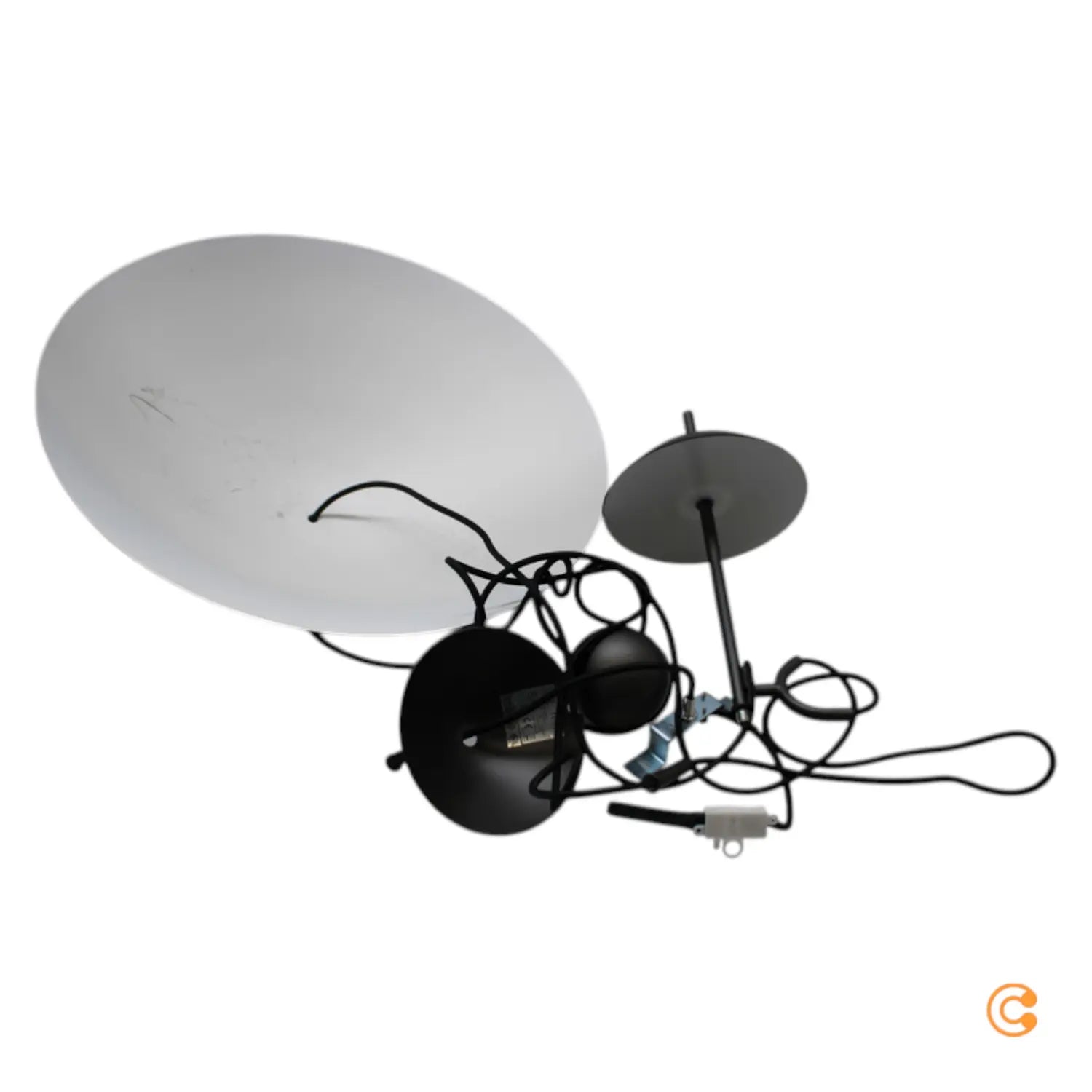 B-Ware Ferm Living Hängeleuchte Lod Pendelleuchte Lampe Schwarz ø50cm Siehe Text/Foto - 5704723311614