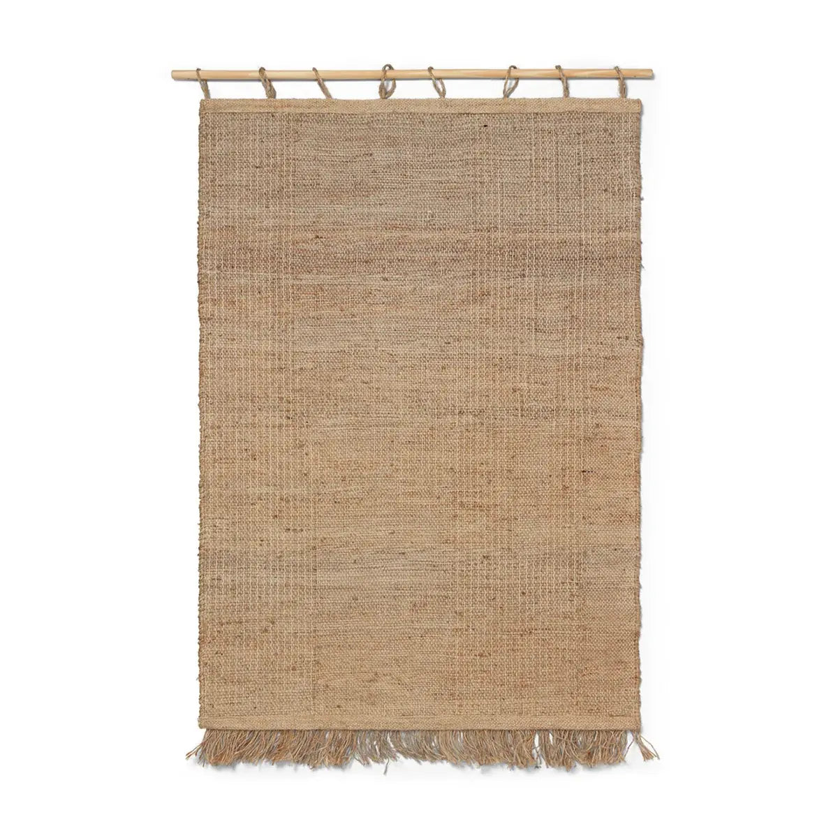 B-Ware Ferm Living Wandteppich Tapisserie Jute Teppich 165 X 100 Cm Beige Natural - 5704723292654