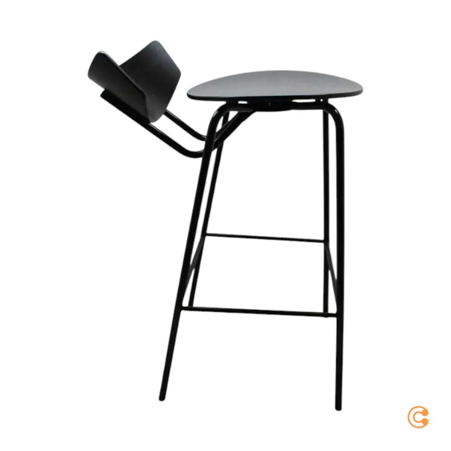 B-Ware Ferm Living Herman H64 Barhocker Barstuhl Hocker Stuhl Schwarz Siehe Text/Foto - 5704723020745