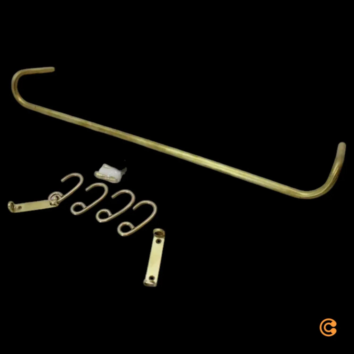 B-Ware Ferm Living Küchenstange Inkl. Haken Hakenleiste Leiste Messing Siehe Text/Foto - 5704723024231