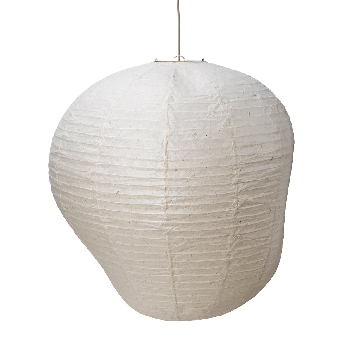 Ferm Living   Kurbis Lampenschirm H 80 X ø 75 Cm Natur Schirm Lampe Leuchte Spot B-Ware - 5704723311782