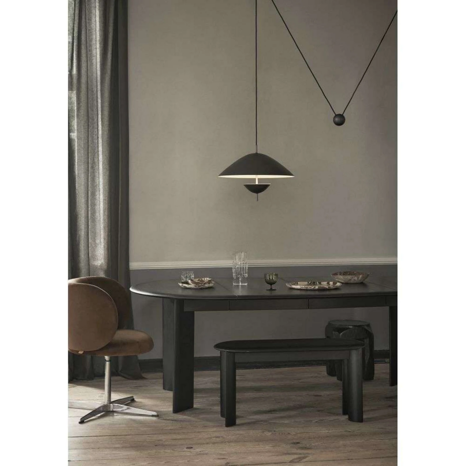 C-Ware Ferm Living Hängeleuchte Lod Pendelleuchte Lampe Leuchte Schwarz Siehe Text/Foto - 5704723311614