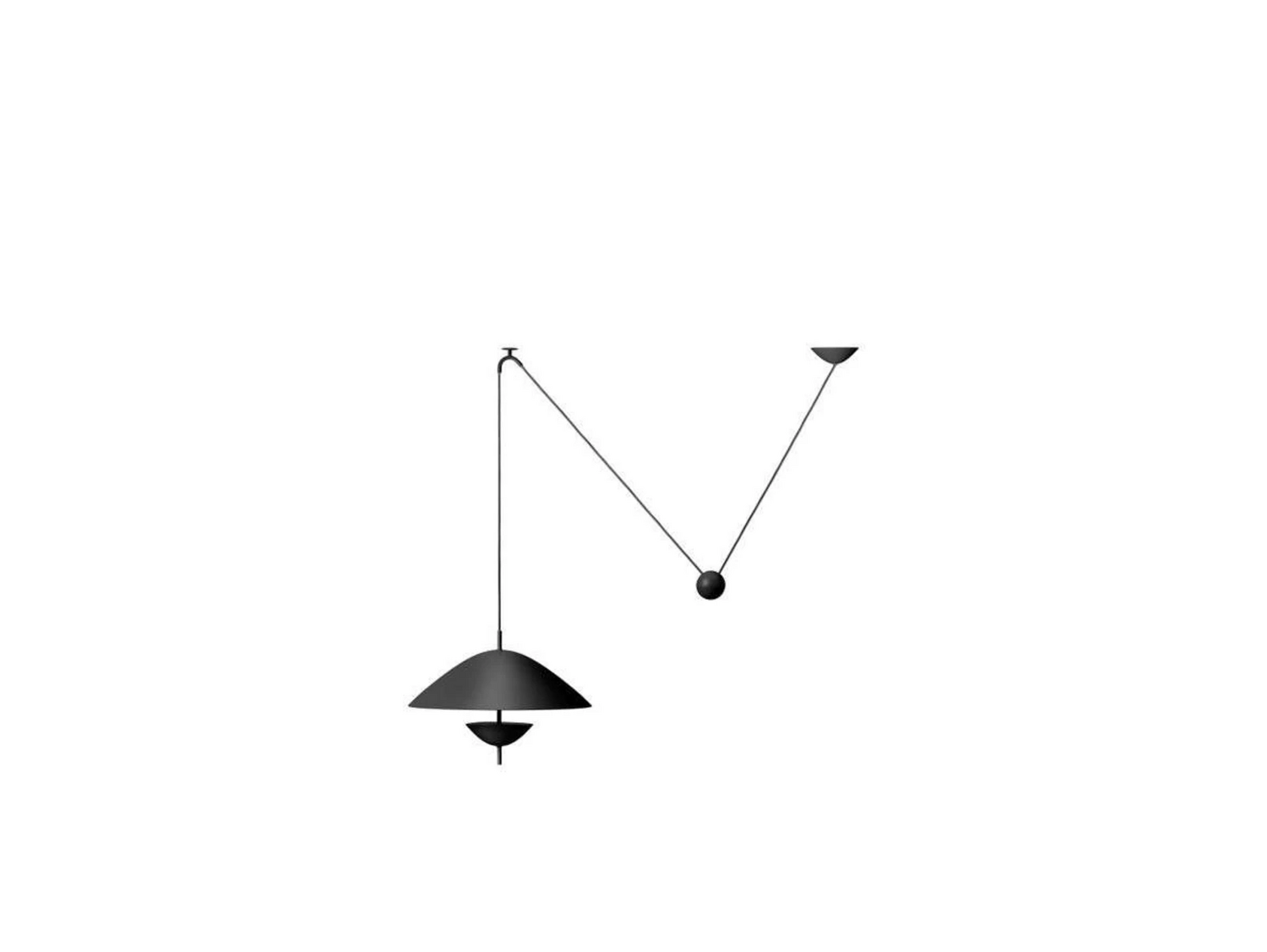 B-Ware Ferm Living Hängeleuchte Lod Pendelleuchte Lampe Leuchte Schwarz Eisen ø50cm165 - 5704723311614