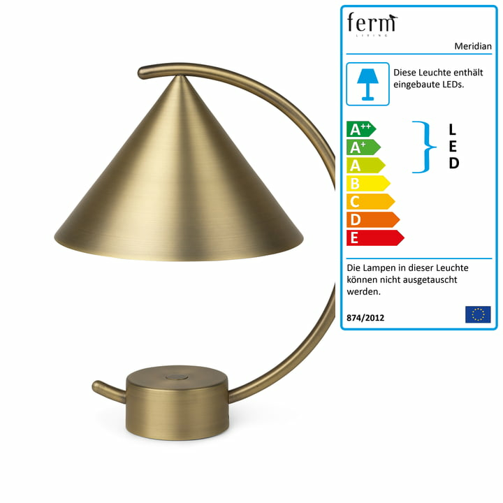 Ferm Living Meridian Akku Led Tischlampe Tischlampe Siehe Text/Foto B-Ware - 5704723256779