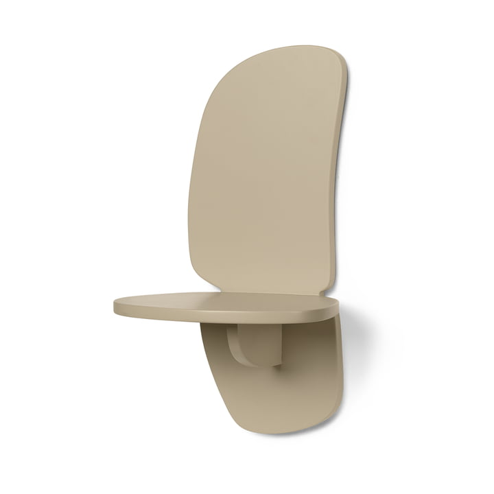Ferm Living Pilu Wandablage Wandregal Bücherregal Dekoregal Regal H40cm Cashmere B-Ware - 5704723318934