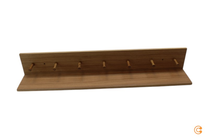 Ferm Living Place Wandregal Deko Mit 7 Haken L 105cm Eiche Regal Siehe Text/Foto B-Ware - 5704723286561