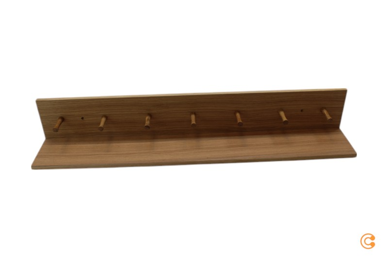 Ferm Living Place Wandregal Deko Mit 7 Haken L 105cm Eiche Regal Siehe Text/Foto B-Ware - 5704723286561