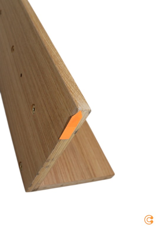 B-Ware Ferm Living Place Wandregal Deko Mit 7 Haken L 105cm Eiche Regal Siehe Text/Foto