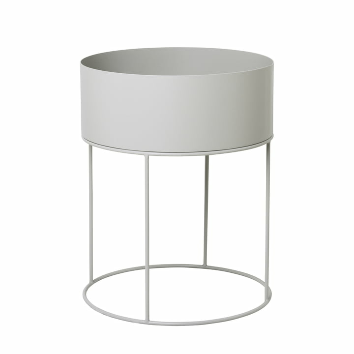 B-Ware Ferm Living Plant Box Pflanzkasten Blumenkasten Hochbeet Pflanzregal 65cm Grau