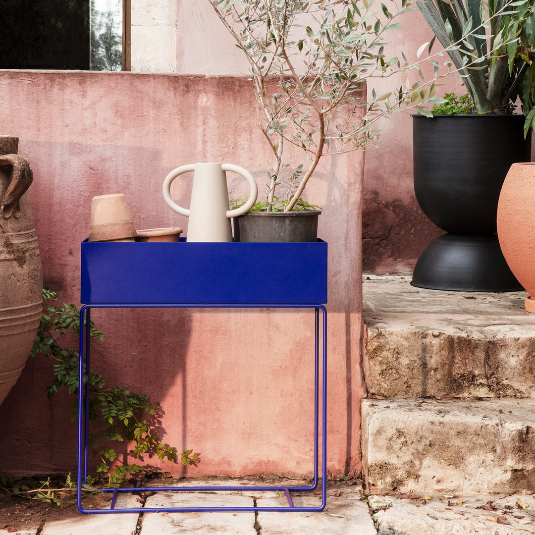 Ferm Living Plant Box Beistelltisch Raumtrenner Blumentopf Tea Green Stahl B-Ware - 5704723342250