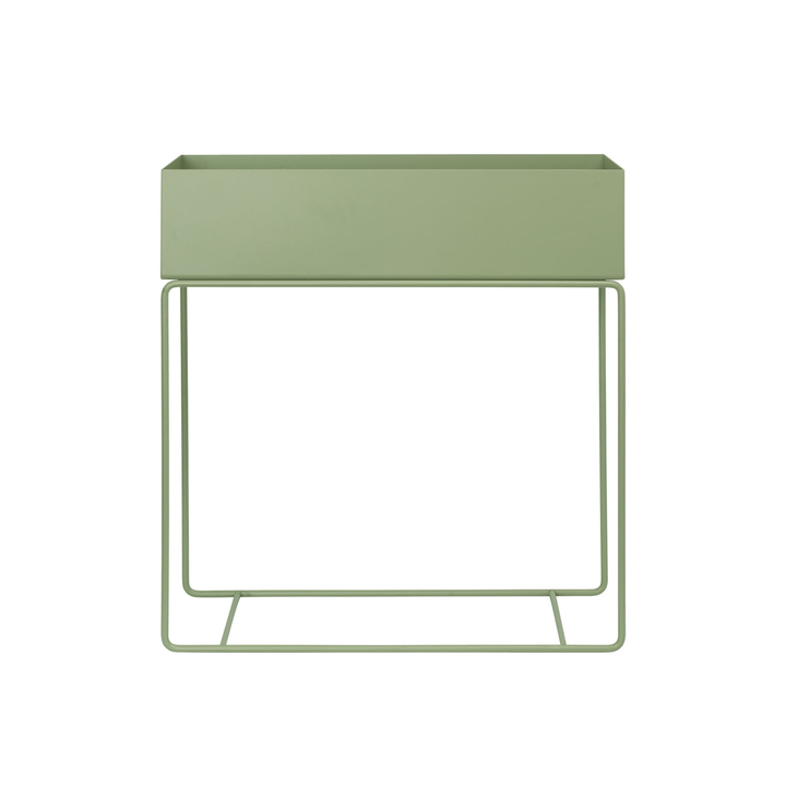 Ferm Living Plant Box Beistelltisch Raumtrenner Blumentopf Tea Green Stahl B-Ware - 5704723342250