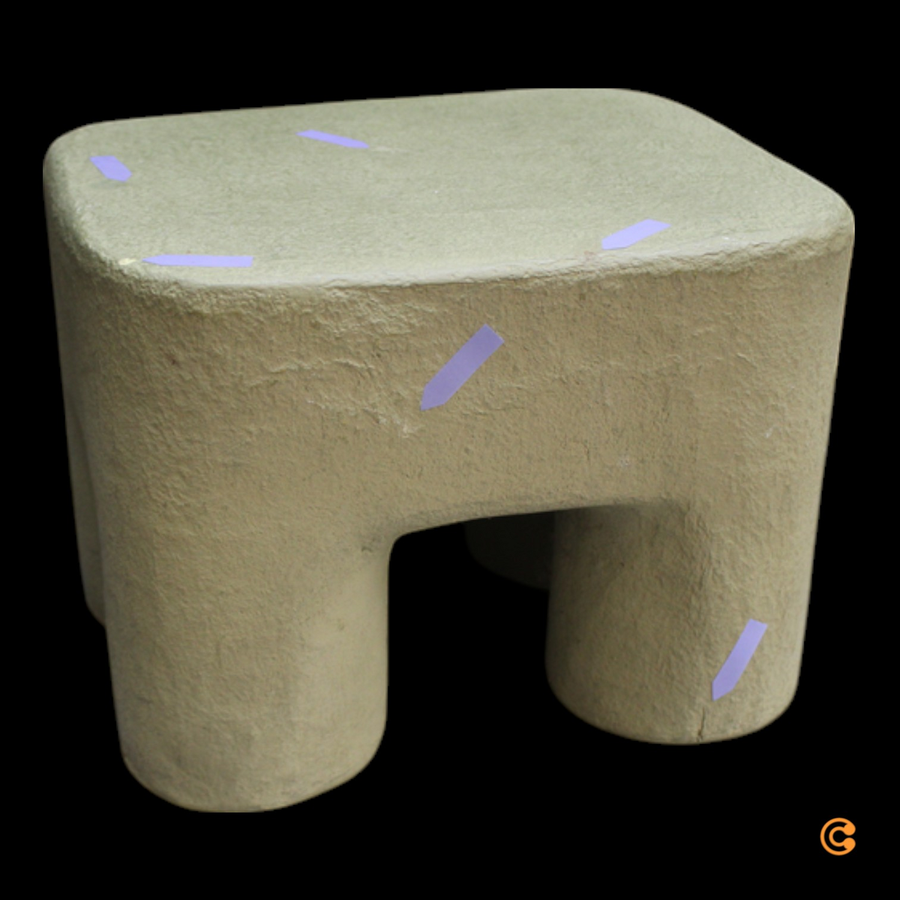 Ferm Living Podo Hocker Sitzhocker Dekohocker Sitz Hocker Baumwolle Siehe Text B-Ware - 5704723319504