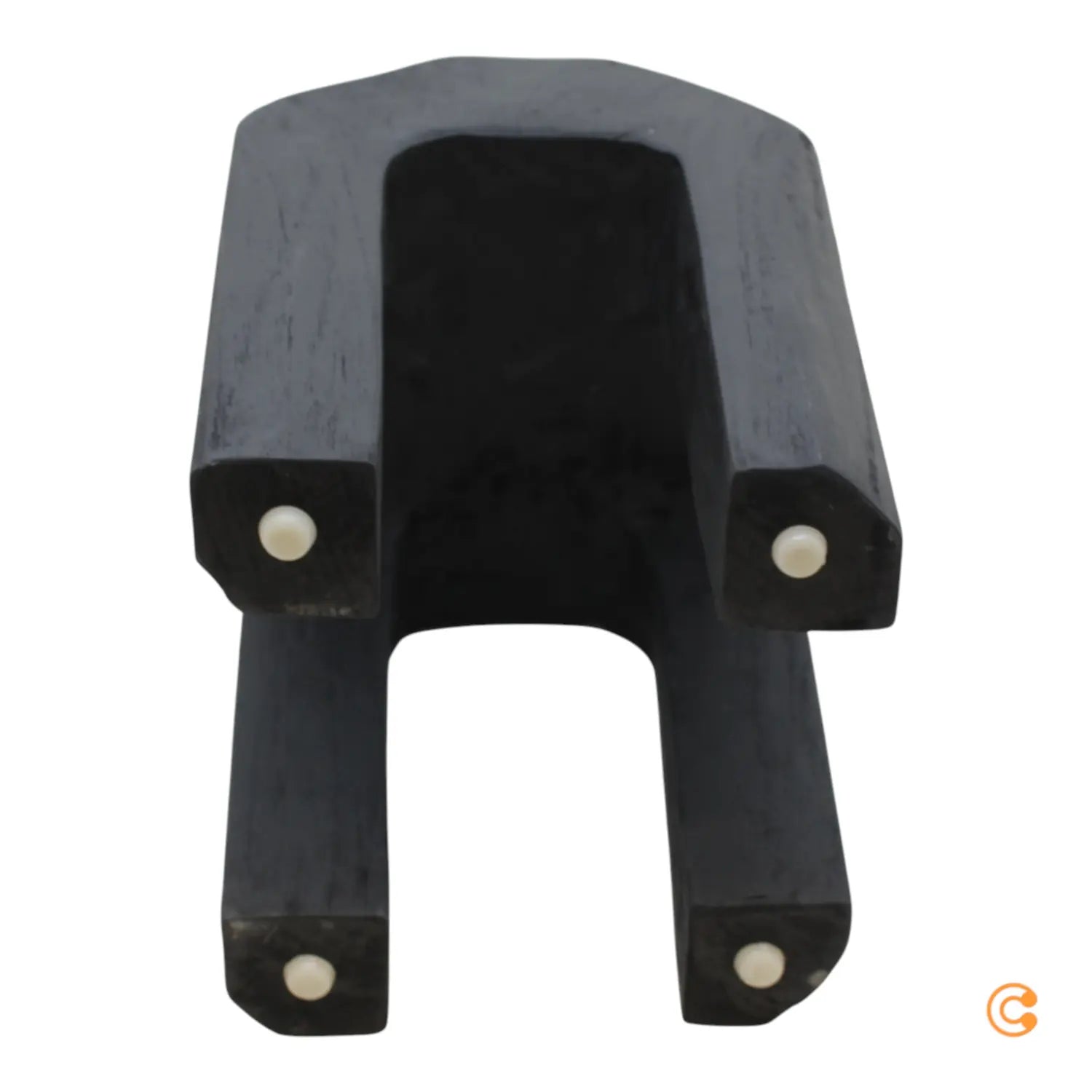 B-Ware Ferm Living Root Kruk Hocker Teak Sitzmöbel Möbel Sitz Höhe 40 Cm Schwarz - 5704723304067