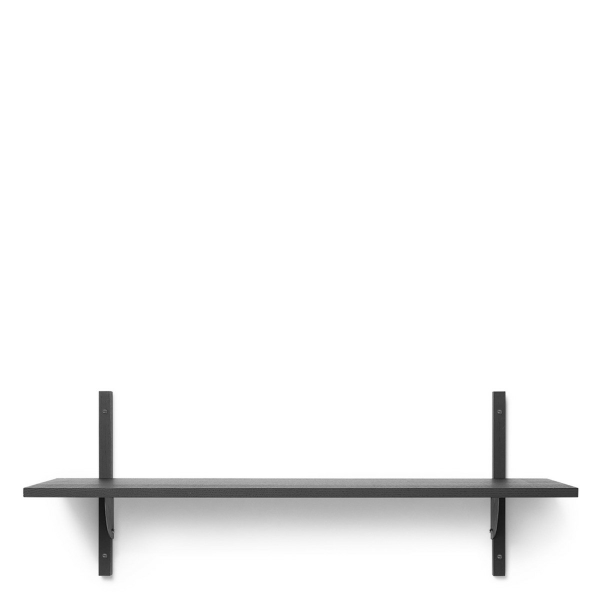 Ferm Living Sector Regal Wandregal Schweberegal Holz Single Wide Esche Schwarz B-Ware - 5704723258469